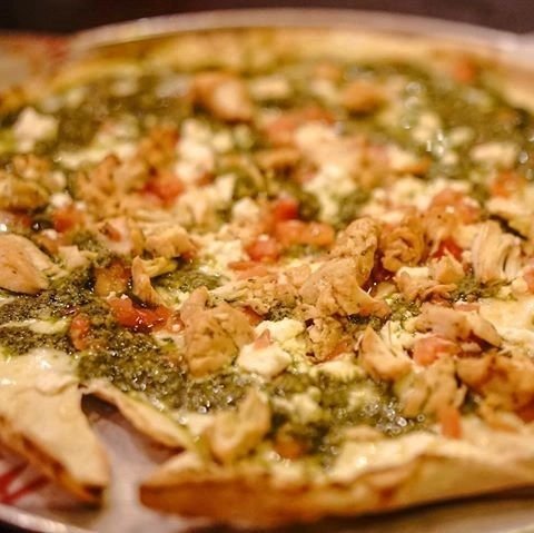 Chicken Pesto Pitza